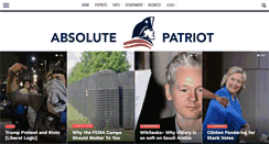 Desktop Screenshot of absolutepatriot.com